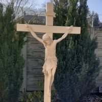 Drevený svetlý kríž s korpusom Siena