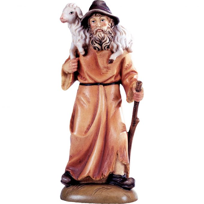 Shepherd with sheep on shoulder - Farm | Figurines - Farm | choralis.art